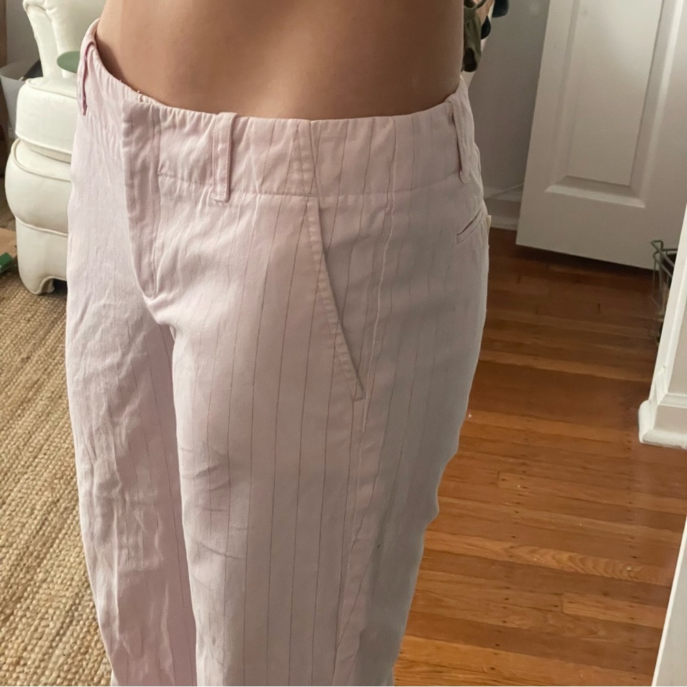 Wide leg trousers pinstripe